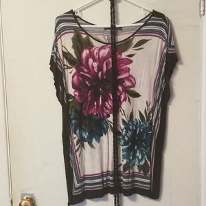 Flowy dress tee with belt